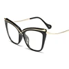 M0144 New Product Cat Eye Women Fashion Eyeglasses Eyewear Frame No Brand Transparent Optical Frames