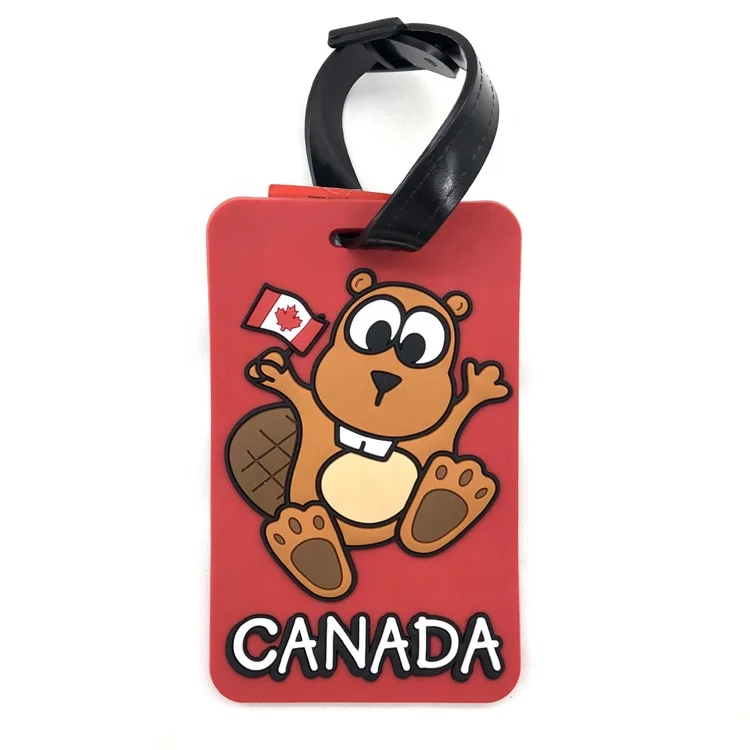 

Travel accessories name ID personalized pvc faux leather genuine custom soft pvc luggage tag baggage tag