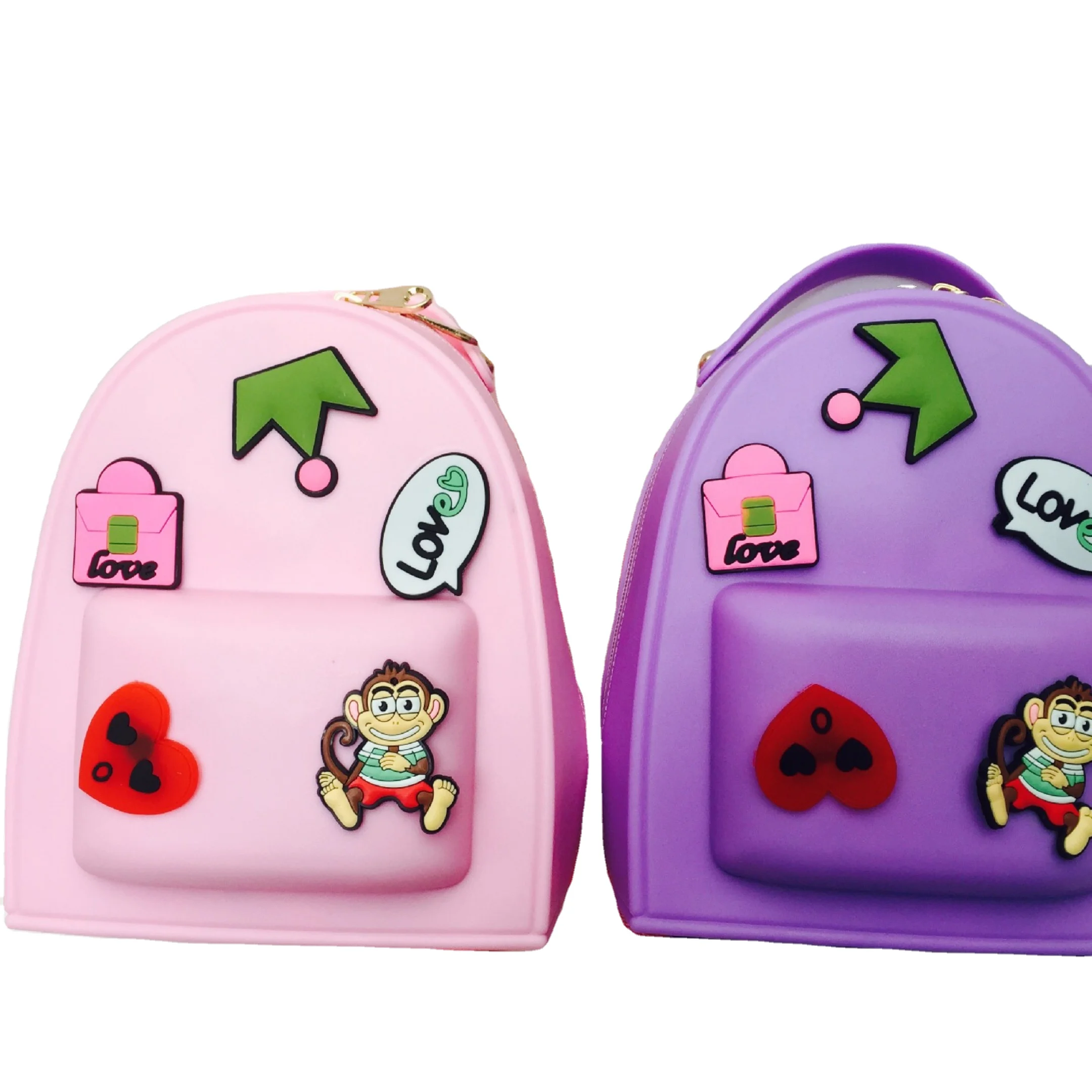 

OEM 2020 new arrivals Custom made new fashion candy waterproof silicone backpack
