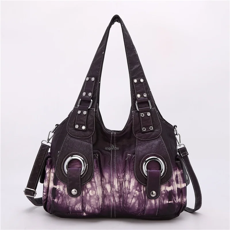 

Angelkiss Unique Tie Dye Print Women Handbag Vintage Lady Shoulder Bag