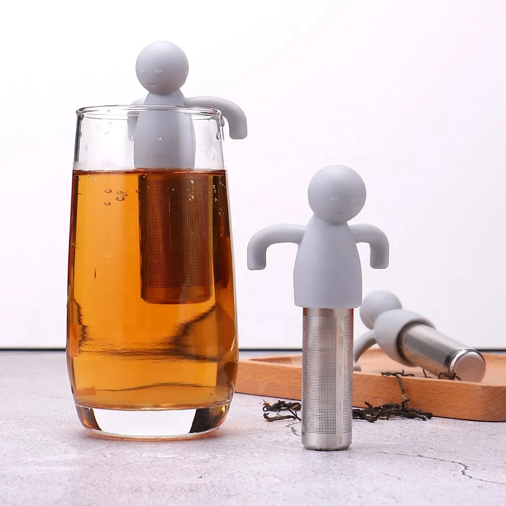 

Little Man Shaped Tea Infuser Filter Brewing Teapot Tea Infusers Loose Leaf Coffee Filter Tea Accessories
