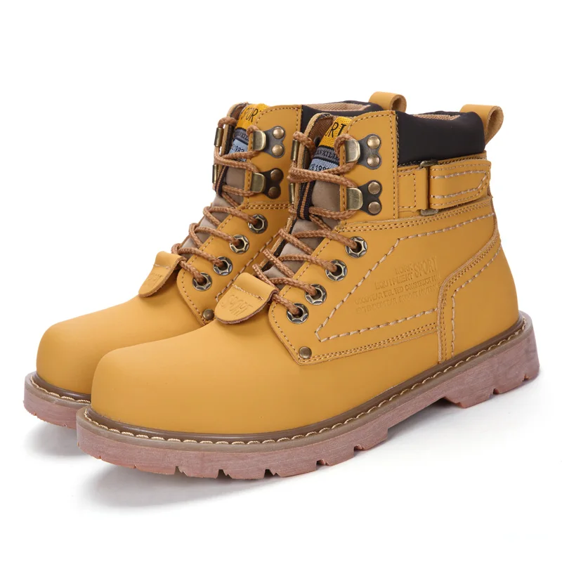 

068 size  High quality Can add wool fashionable workwear, waterproof wear-resistant wearable men's shoes, 3 color