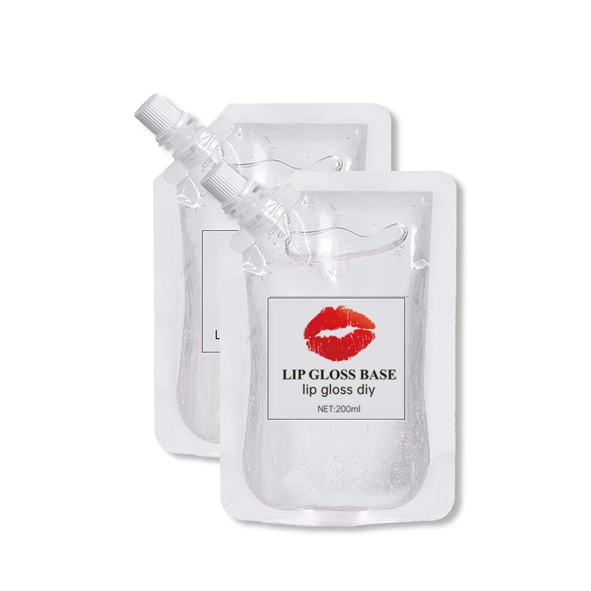 

Making Your Own Clear LipGloss Raw Material Gel Lip Plumper Organic Lip Balm Lipgloss Versagel Lip Gloss Base Bulk