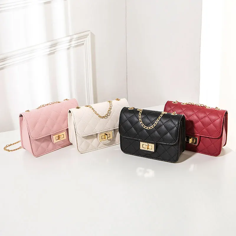 

Wholesale Fashion Ladies Small Square Crossbody Shoulder Bag 2021 Mini Handbag For Women, Pink,red,white,black