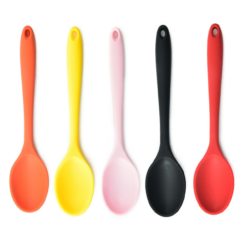 

Z0522 Amazon Food grade silicone kitchen utensils salad spatula kitchen spoon kitchen baking utensils