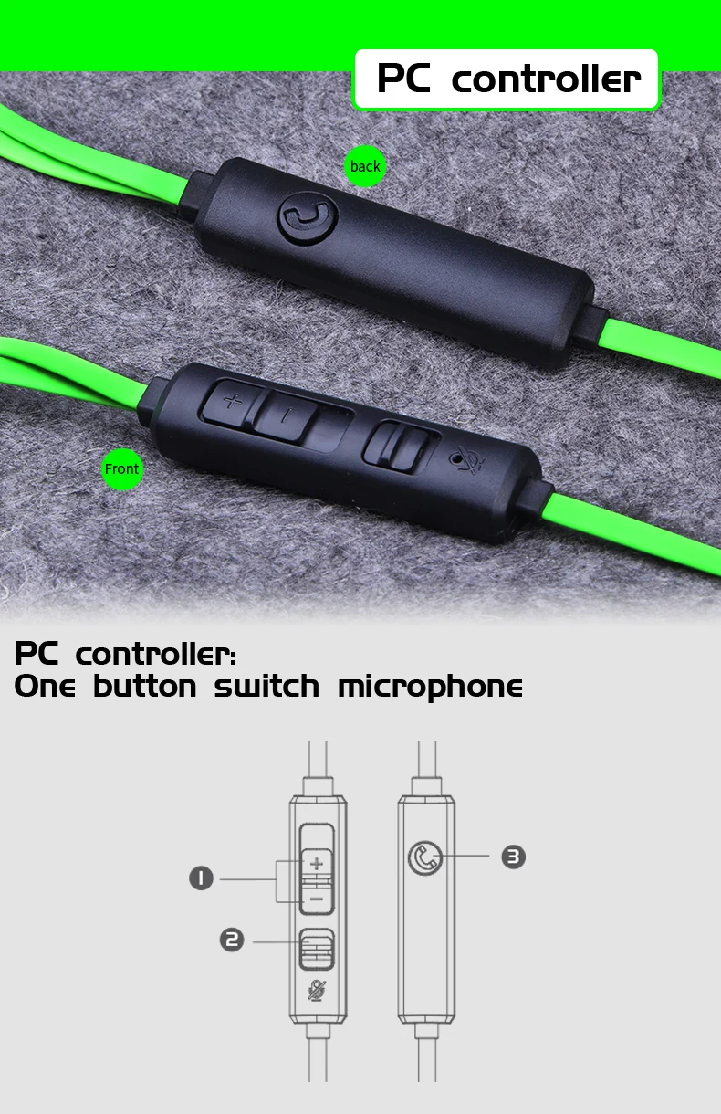 PLEXTONE G30 3.5mm PC Gaming Computer Headphones In-Ear Stereo Bass Noise Cancelling Earphone with Mic for Gamer Sport Earphone - ANKUX.COM