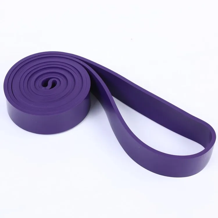

Single Purple Bench Press Pull Up Band Strength Training Bar Extra Thick 2080 Set TPE Resistance Bands Exercise