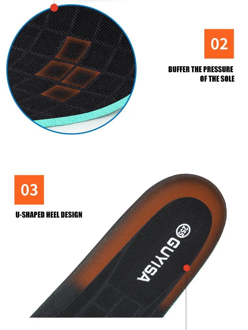 Non Slip Sports Arch Support Shock Foam Shoe Insoles Buy Breathable