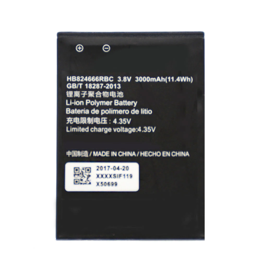 

100% Original HB824666RBC Li-ion Polymer Replacement Real Capacity Phone Battery 3000mAh For Huawei E5577 E5577Bs-937 Akku