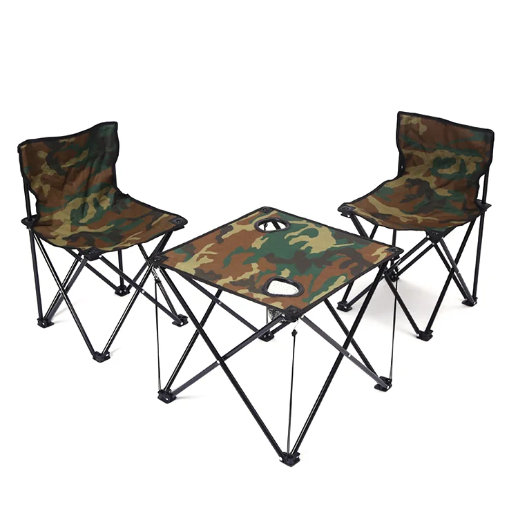 Outdoor Easy Carry Camping Portable Picnic Folding Table And Chair Set