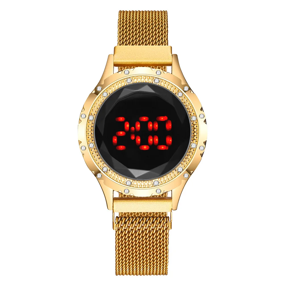

Luxury Brand Digital Watch Ladies Women Mesh Led Sport Wrist Watches Fashion Bracelet Female Clock reloj mujer relogio feminino