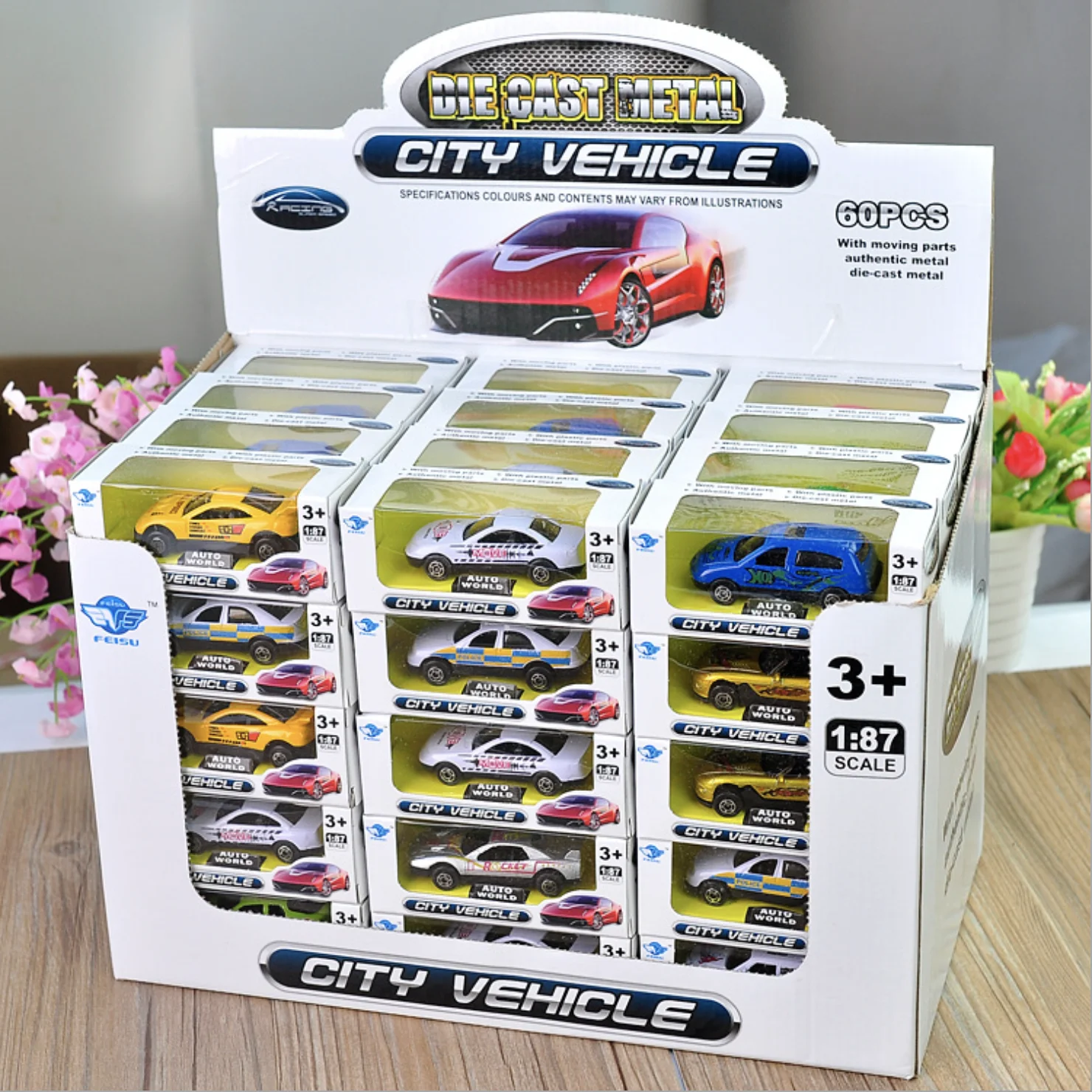 metal car toys set