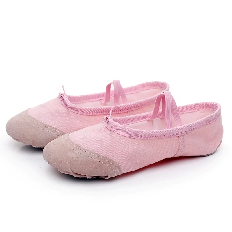 

Leather Ballet Dance Shoes Full Sole Adult's and Children's Sizes, White, red, pink, powder, black, camel, rose, green, blue