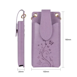 Womens Crossbody Bag Leather Coin Cell Phone Purse Handbag Mini Wallet Shoulder Bag with Strap