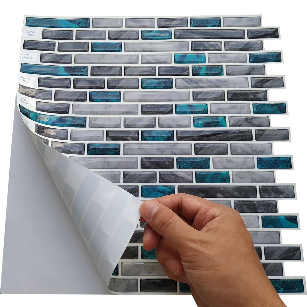 

Cheap Self adhesive kitchen tiles backsplash vinyl wallpaper DIY Home decoration, Cmyk, pantone color (pms),customized