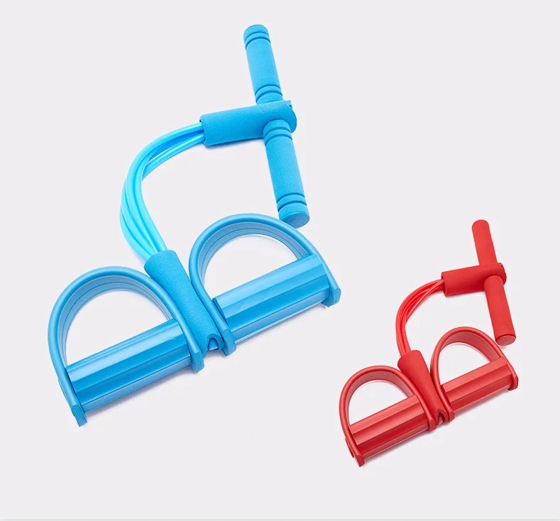 

WP-2301 Multifunctional Sit-ups Pedal 4 Tubes Latex Foot Elastic Force Lifter Expander, Customized
