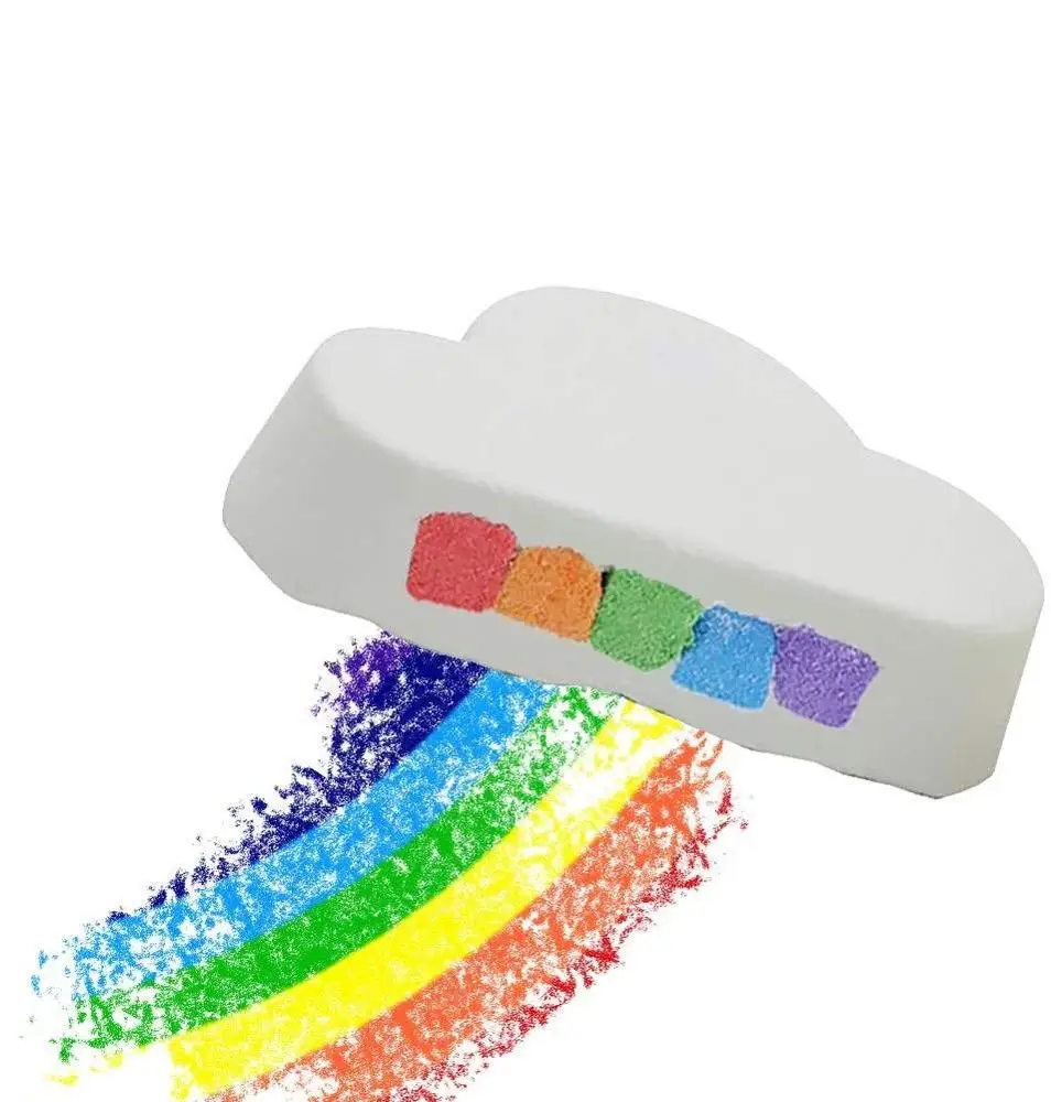 

Hot sale wholesale natural bath bombs organic handmade rainbow cloud Bath Fizzies for kids and adult