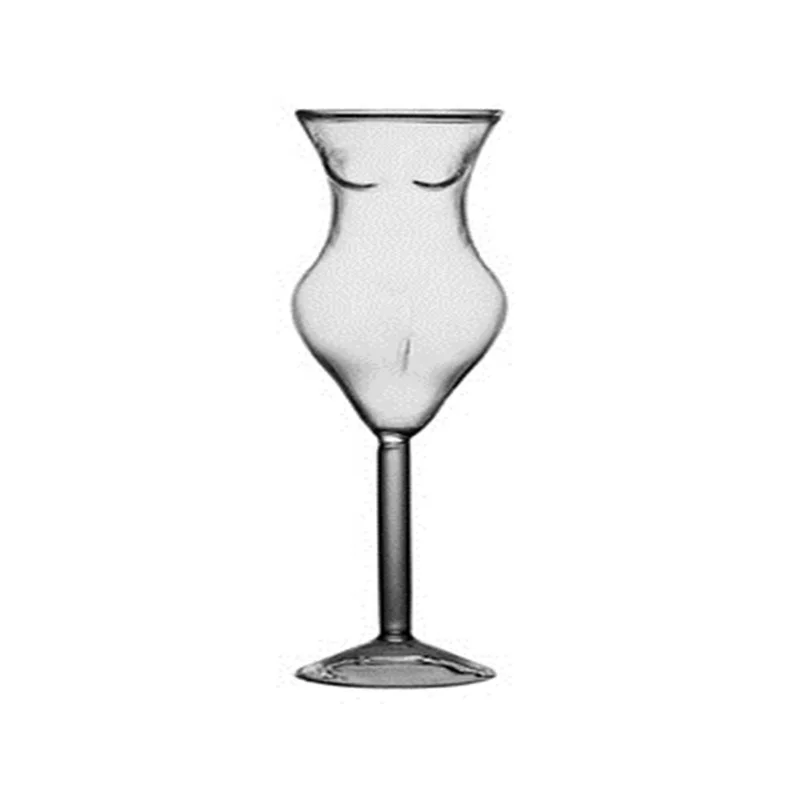 

Creative Beauty Shaped Goblet Beer Cup, Transparent