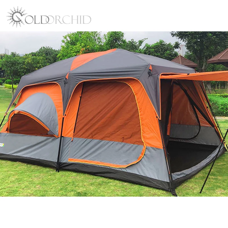

Outdoor Waterproof Large Family 8 Person Cheap Luxury Camping Tent For Sale
