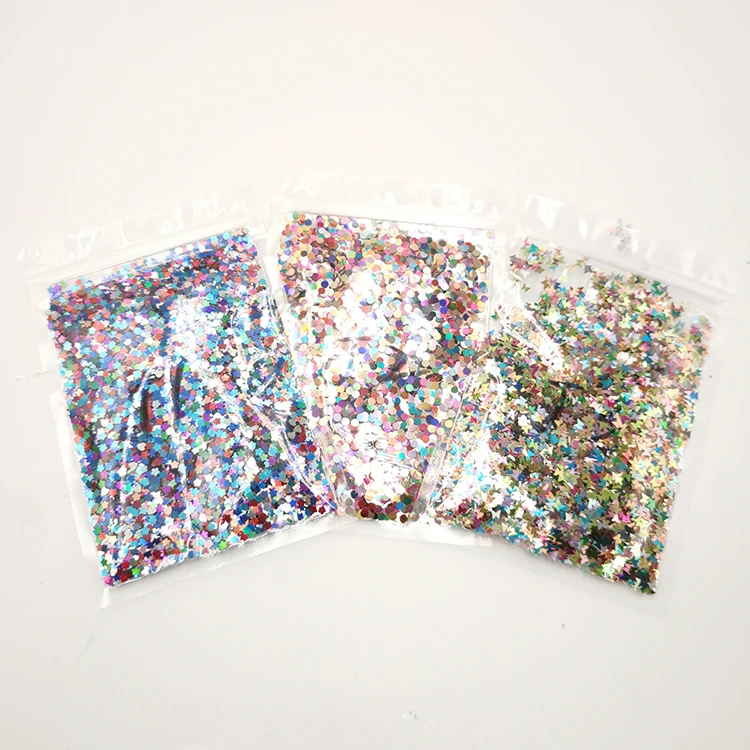 Xucai Series Eco-Friendly Plastic Glitter Shaker Fine Bio Glitter for Festival Makeup Ready Festive Decorations