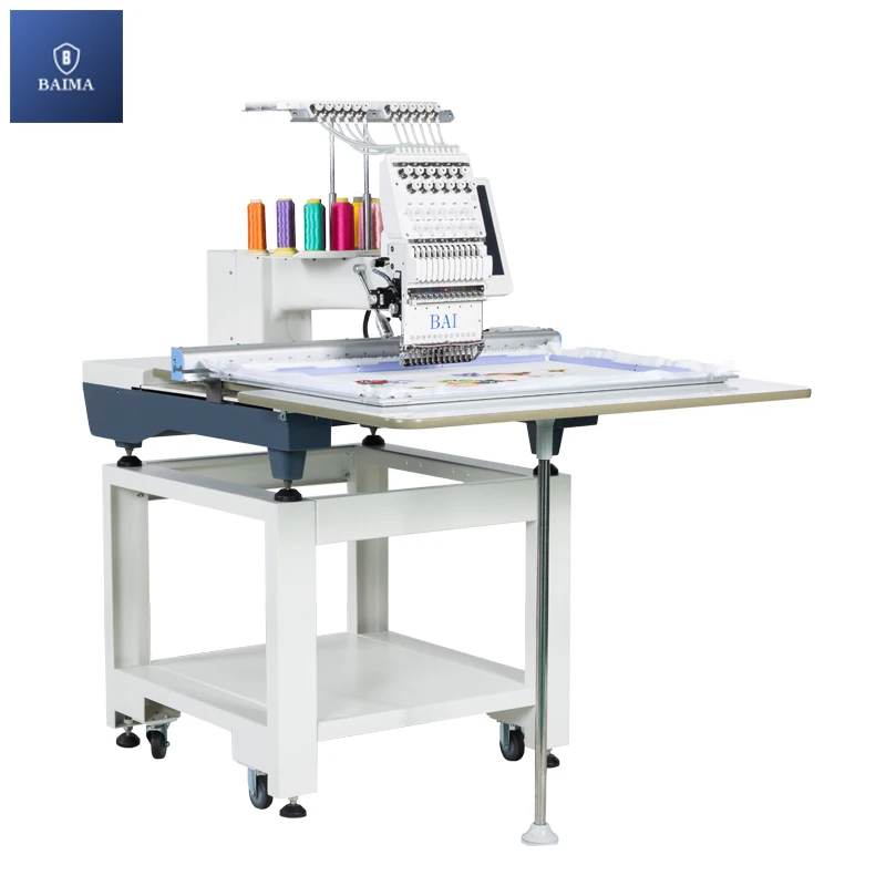 Bai Automatic Portable Small Embroidery Machine Prices For Tshirt