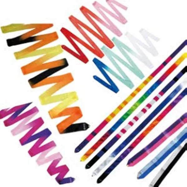 Clubs Apparatus Twirling Ribbon Rhythmic Gymnastics Dancing Ribbon For