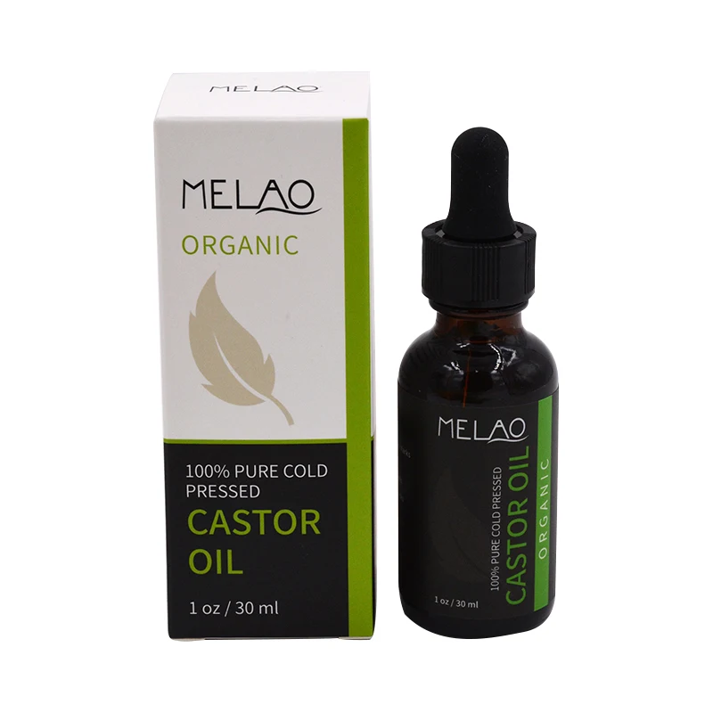 

Factory Manufacturer 100% Pure Natural Cold Pressed MELAO Castor Oil For Hair Eyelash Growth 30ml Black Jamaican Castor Oil