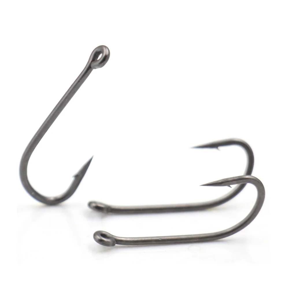 

China wholesale Matt Black long Shank Carp Hooks Fishing Hooks hair rigs fishing hook