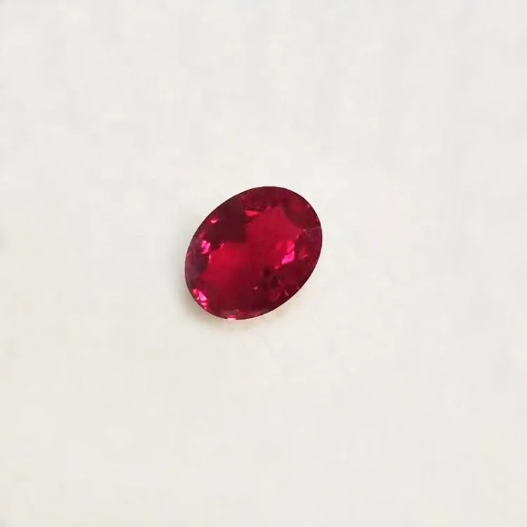 

Hydrothermal Emerald red Oval 8x10mm ruby price per carat ruby stone ruby, Lasting long