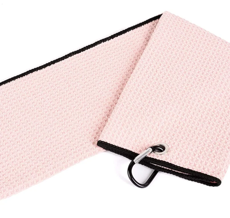 

2021 Hot Sale Custom Golf Towel Premium Golf Club Cleaner Golf Towels Waffle