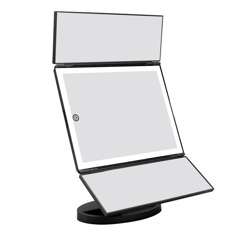 

Amazon best sale 360 degree rotation brightness led makeup mirror touch sensor