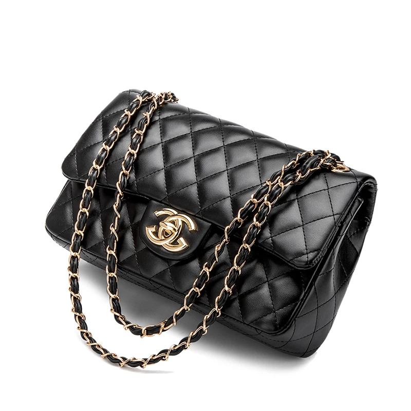 

Hot sell sheep leather luxury branded designer bags women handbags