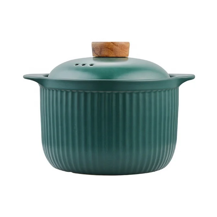 

Ceramic Casserole with Lid Clay Pot Large Capacity High Temperature Resistant Saucepan Earthen Pot