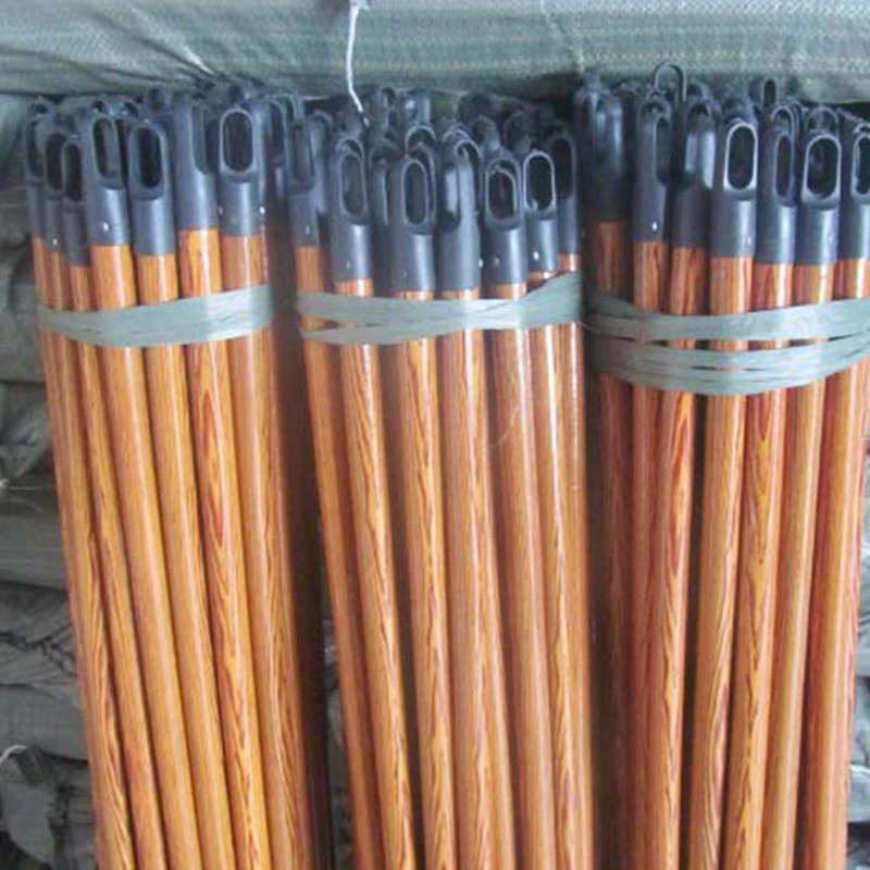 

Factory directly pvc wooden broom handle, Customized color