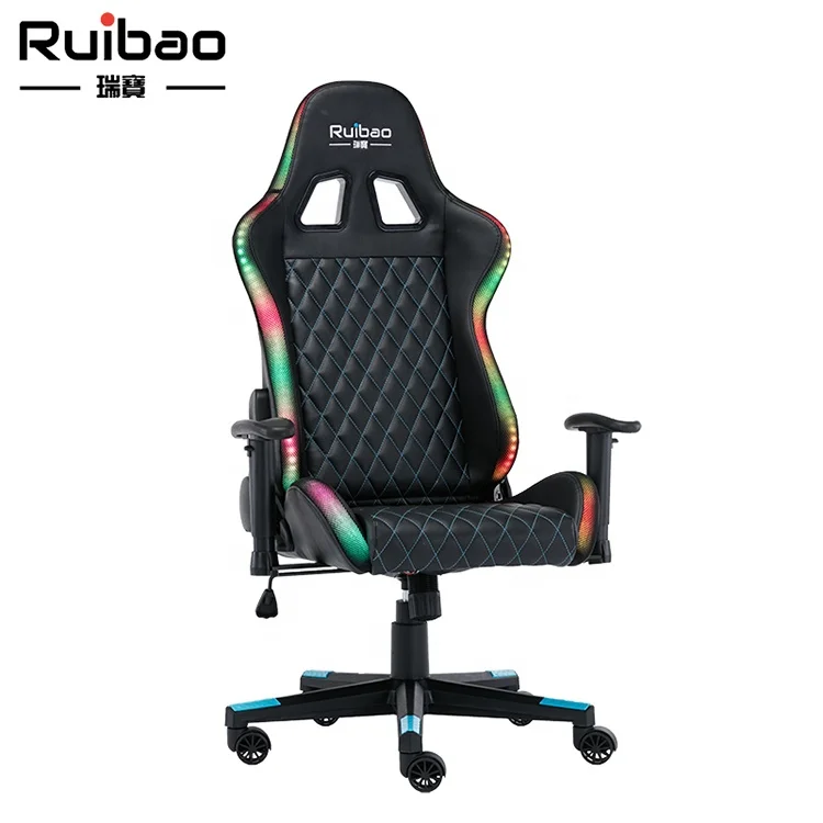 Cool Colorful Lights Surround Newest Most Popular Hot Sale Racing Office Gaming Chair
