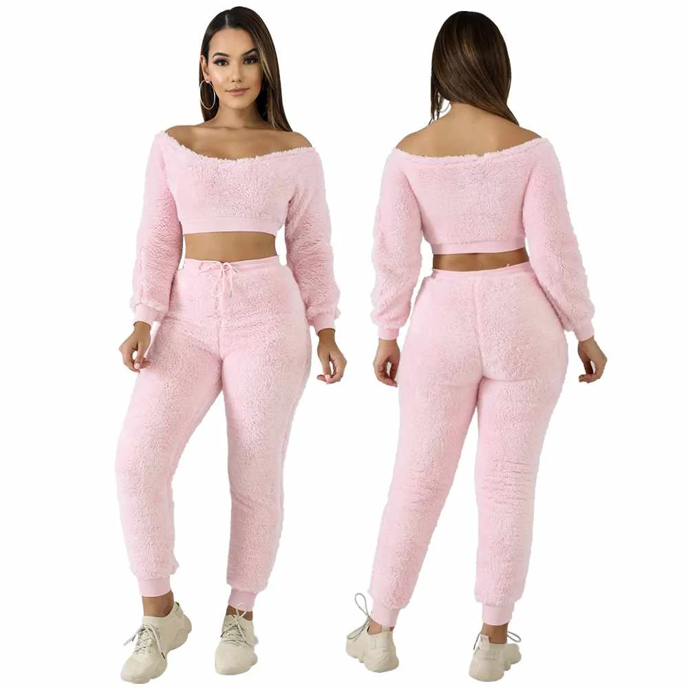 

autumn new fashion hot sale women's home casual two-piece suit set, Picture
