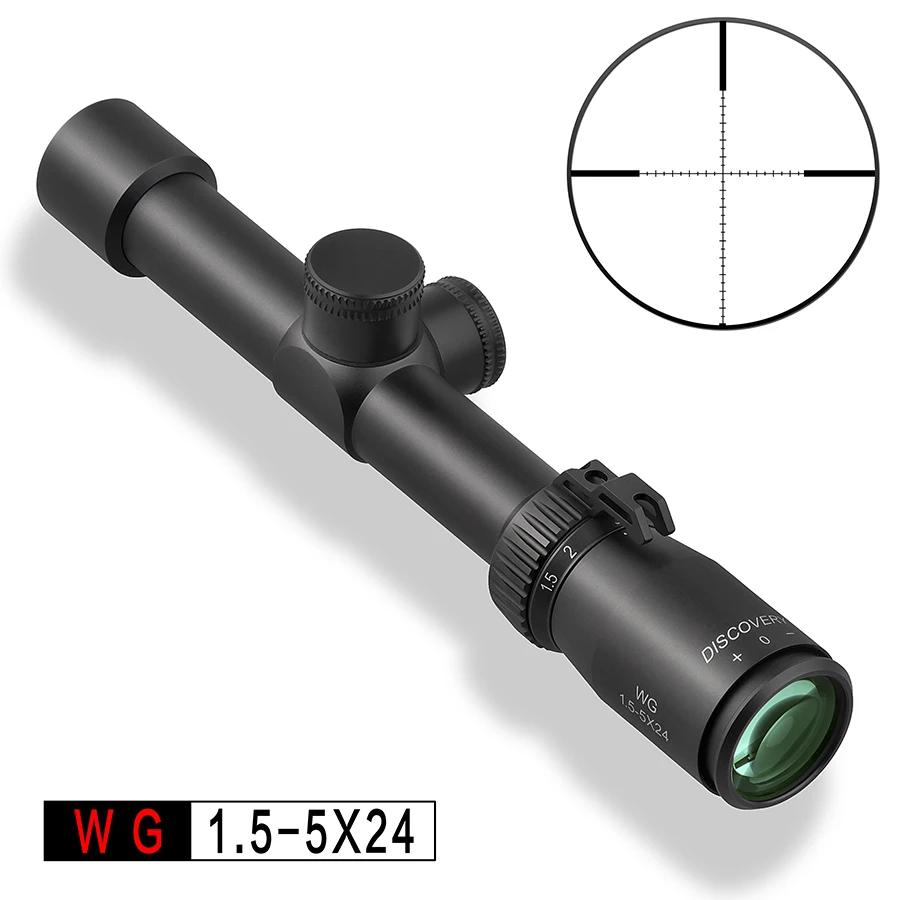 

Discovery WG 1.5-5X24 Quick sight Cost-effective rifle Hunting optics air gun scope
