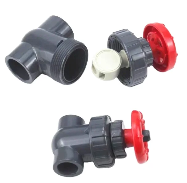 

UPVC plastic gate valve flow control valve precision control hand wheel switch valve