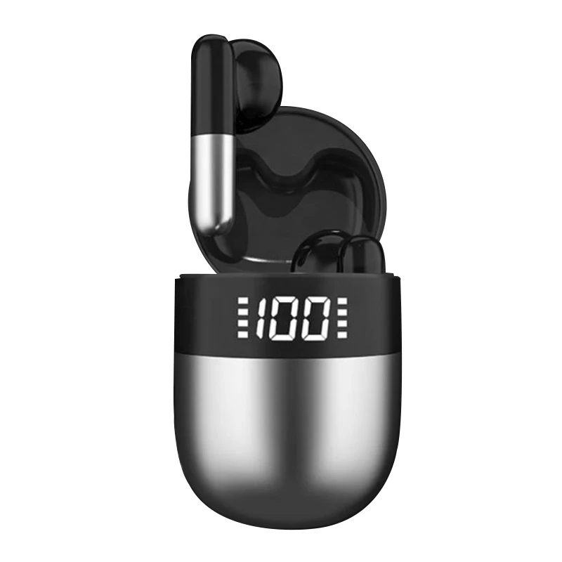 

2021 New Earphone 5.0 Tws Earbuds Wireless Headset Gaming Cute Mini Headphone Smart LED Battery Display
