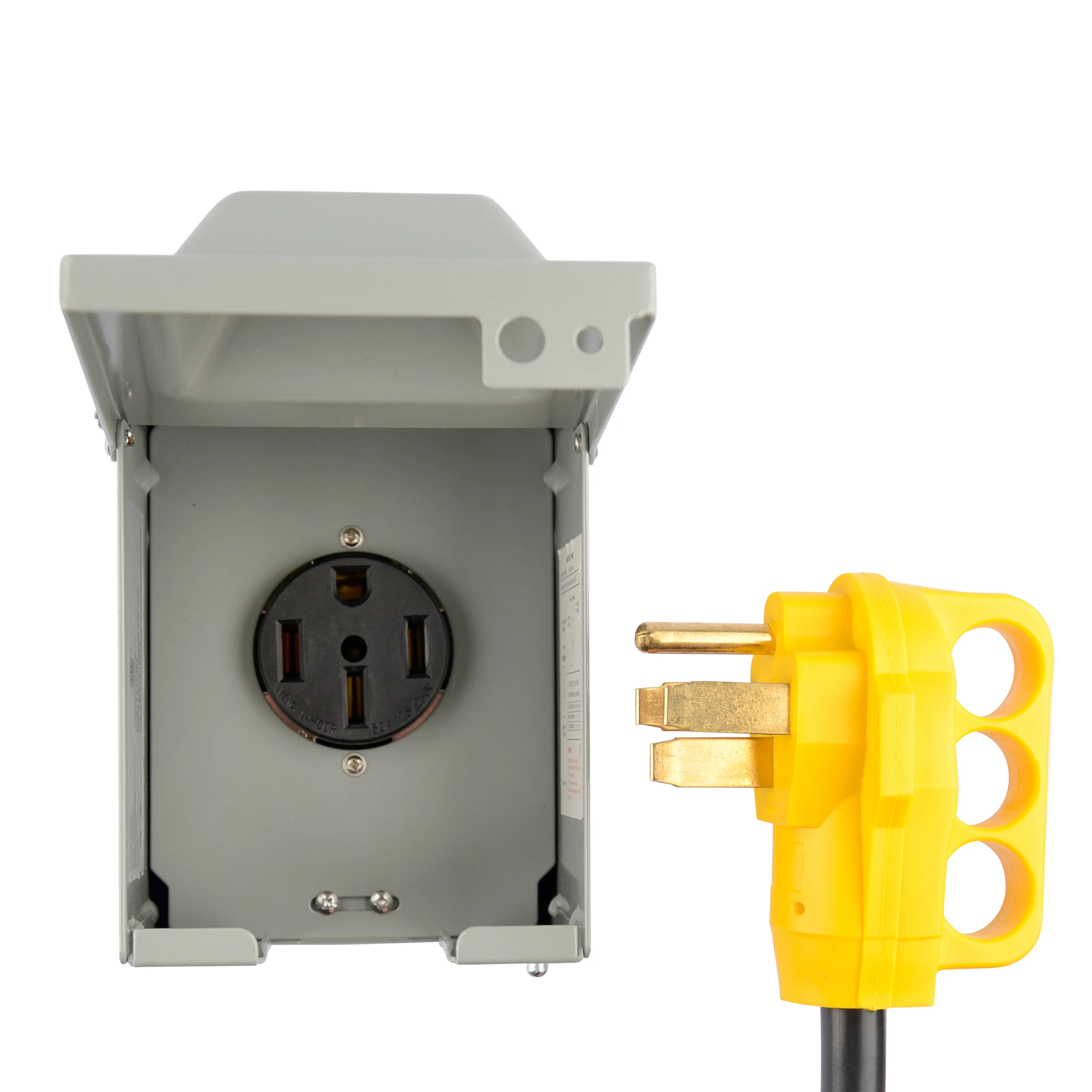 50 Amp Rv Electrical Panel Electrical Rv Pedestals Rv Power Outlet