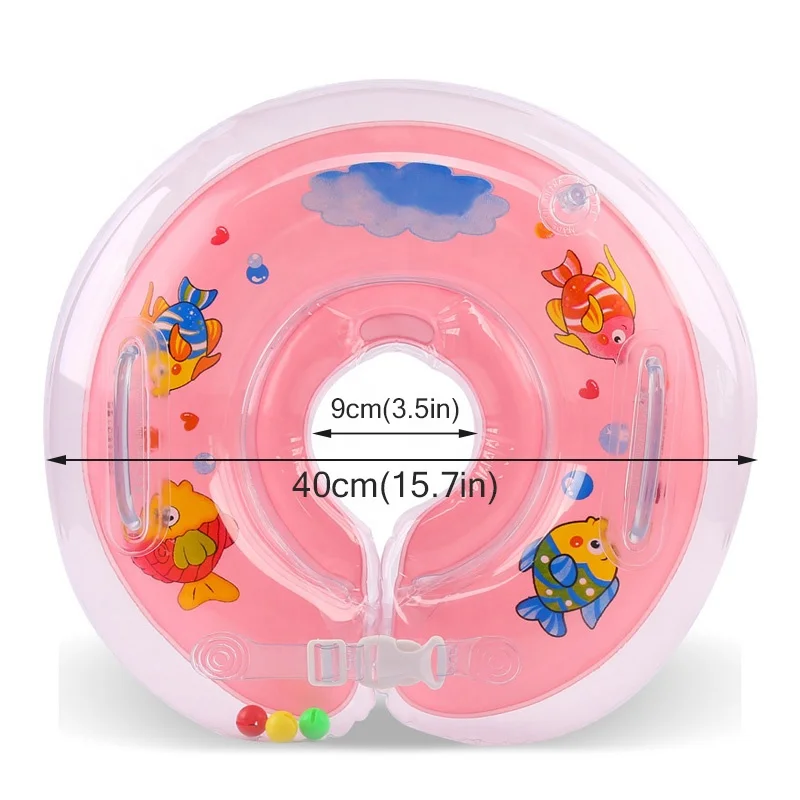 

YDM Swiming pool Accessories Swim Neck ring Inflatable Float Ring Safety Infant baby Neck Float Circle Bathing accesorios, Customized color