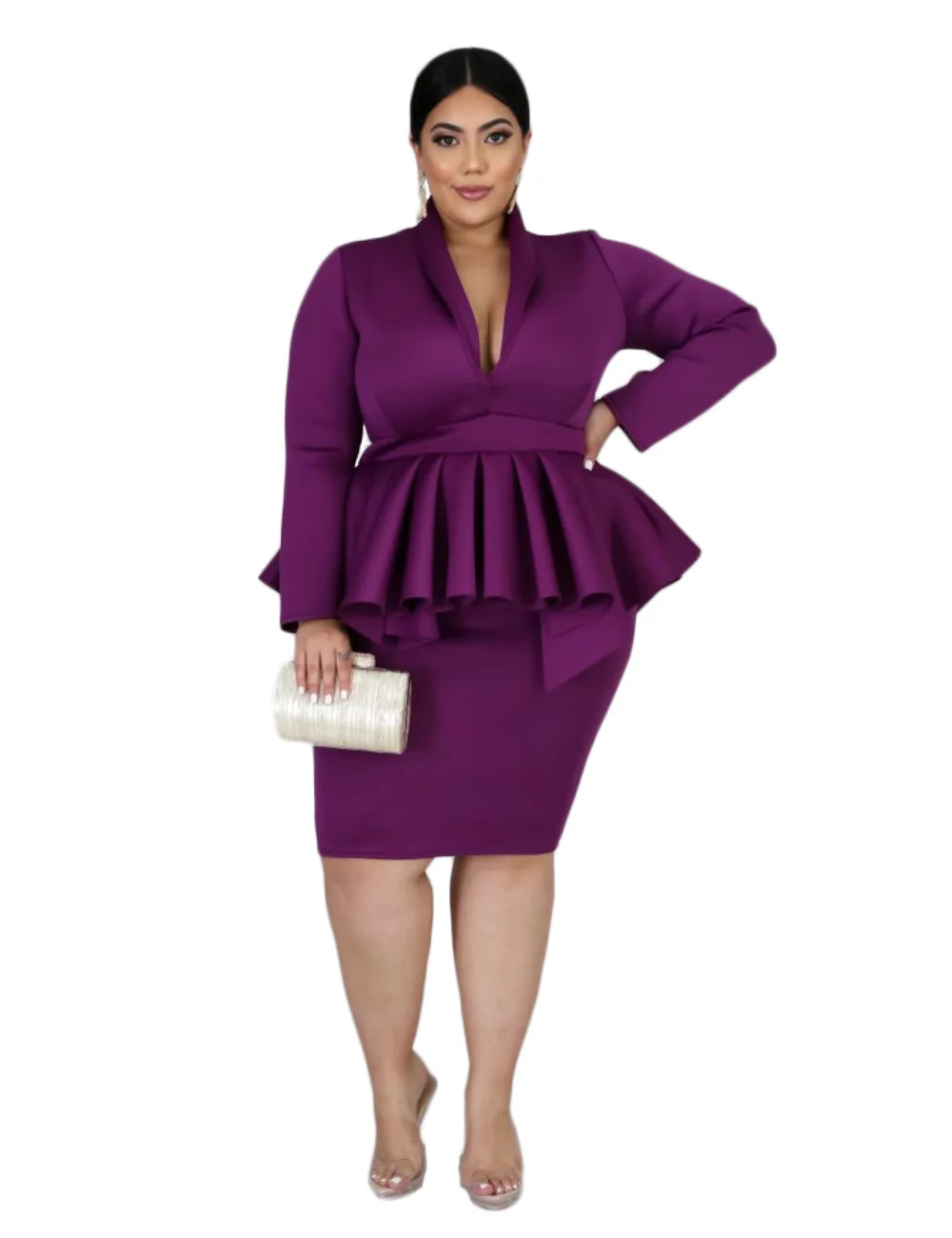 

FM-xc6089 Newest Plus Size Women Clothing Dress xxxxl Fat Women Plus Size Office Lady Dress, As pics