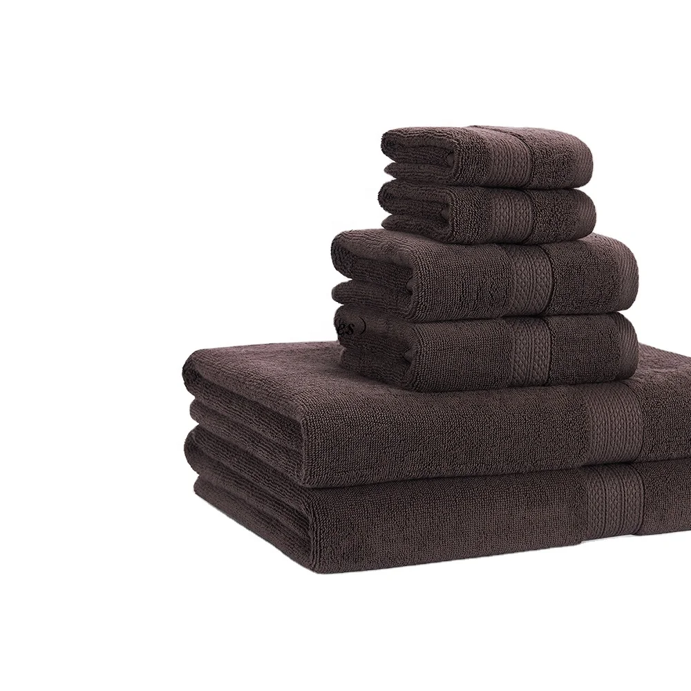 
Wholesale 100% Cotton Luxury Plain Towel, Face Cloth Hand Towel Bath Towel Set 