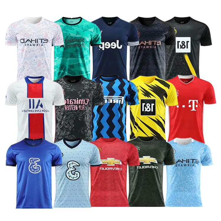 

2021 Thailand Soccer Soccer Wear Wholesale Soccer Jersey Football Thai Quality Jersey, Customized colors