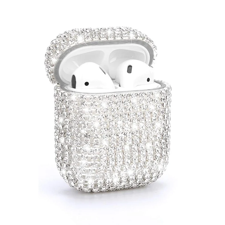 

High Fashion for Airpod 1 2 3 Case Cover Diamond for Girls, for Airpods Case Rhinestone, Black, gold, silver
