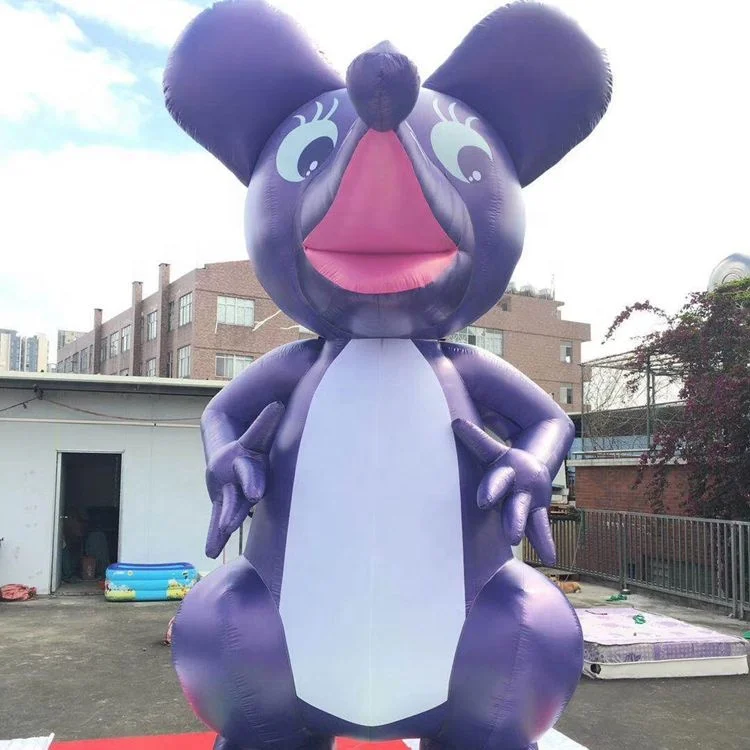 Cartoon Inflatable Mouse /giant Inflatable Rat For Street Decoration