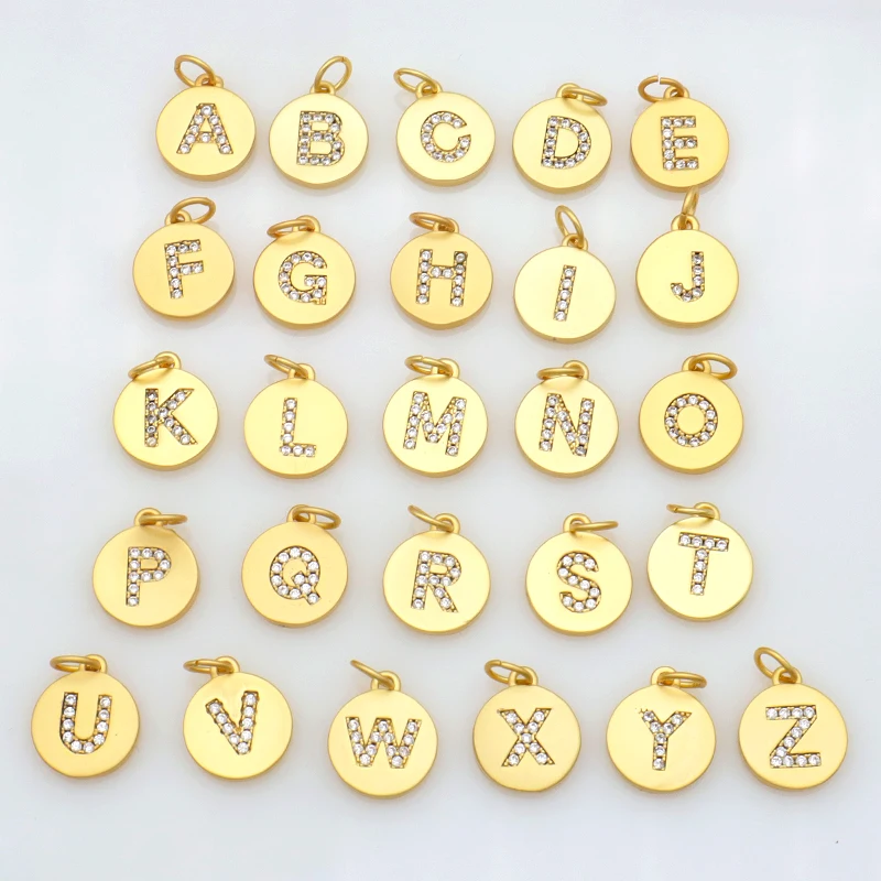 

Gold plated letters ojo turco stainless steel pendants for necklaces for sale