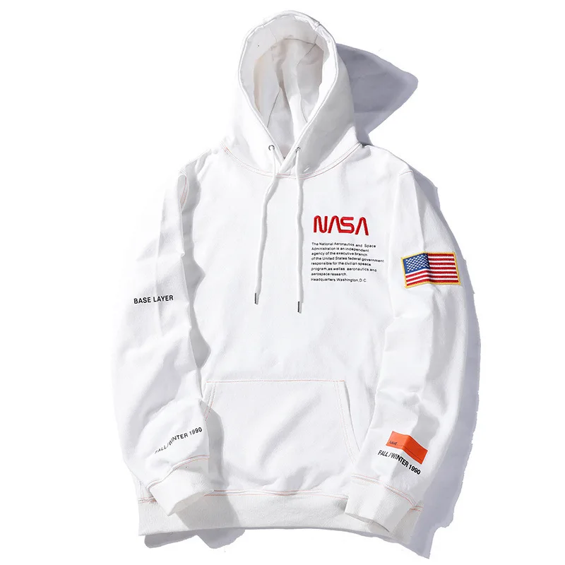 

Manufacture Nasa Hoodie Mens Pullover Fashion Hoody For Walking, Yellow,black,red,white,