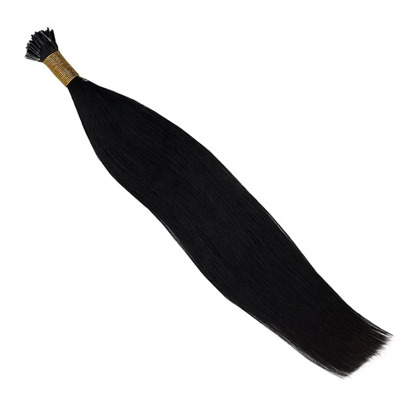 

2020 New Arrival Italian Keratin Natural Double Drawn Human Hair I Tip Hair Extensions With Cuticle Aligned
