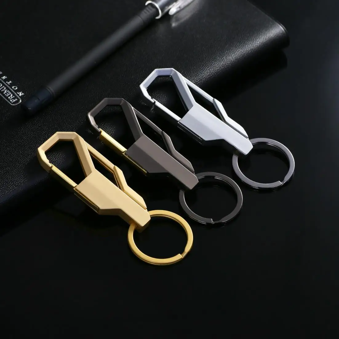 

Fashion Matt Metal Keychain Key Ring Key Chain Charm Key Holder, Colorful